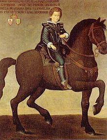 Hercules Grimaldi y Trivulzio, Land de Aragón y Gonzaga - Caballero de Alcantara